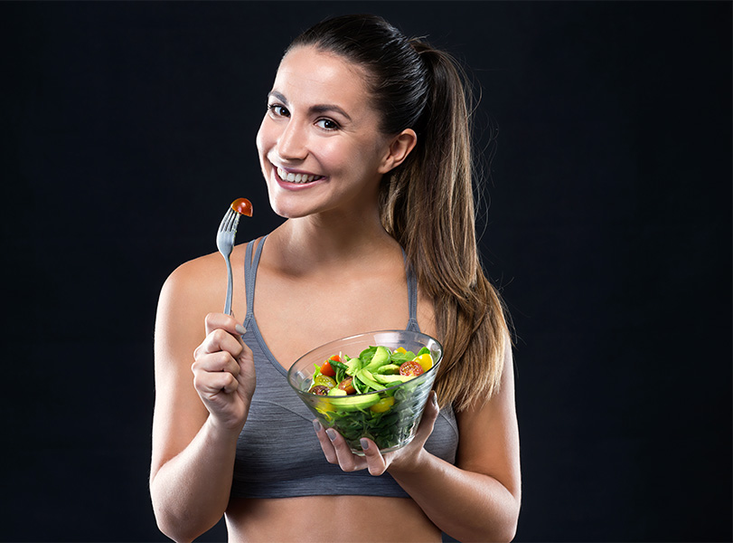 Fresh keto-friendly meal ingredients arranged on a table